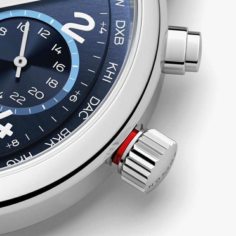 時計MC クラブ・スポーツ ネオマティック ワールドタイマー ブルー – NOMOS