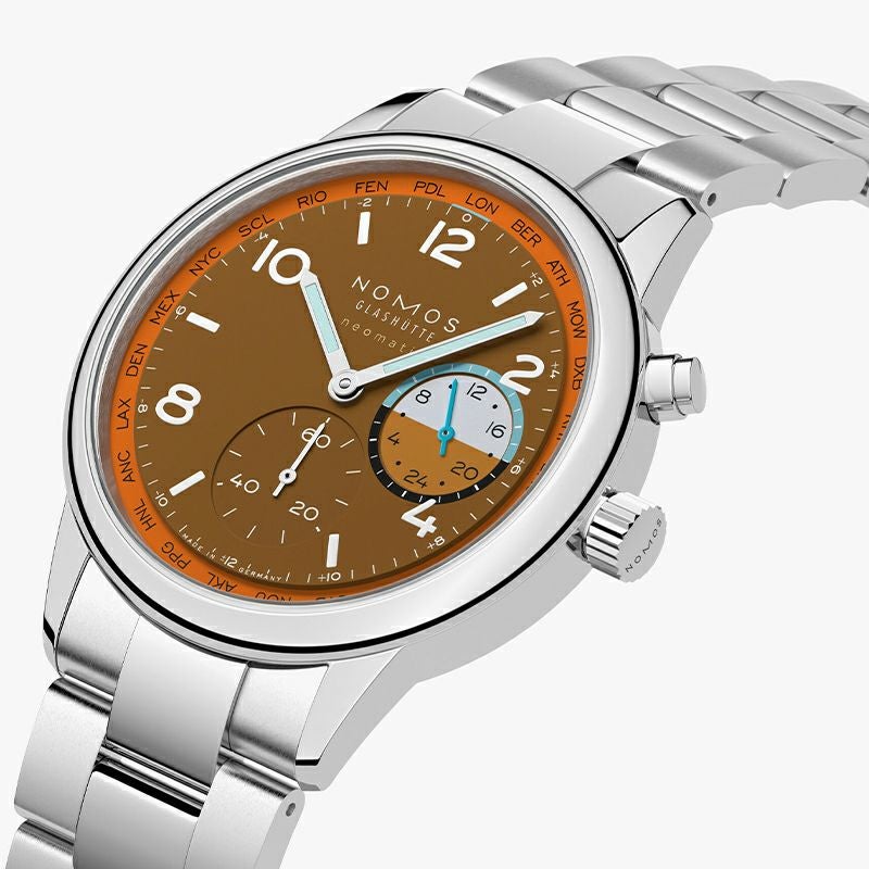 NOMOS GLASHUETTE Club Sport neomatik Worldtimer Canyon ノモス グラスヒュッテ クラブ・スポーツ ネオマティック ワールドタイマー キャニオン NM790.S3