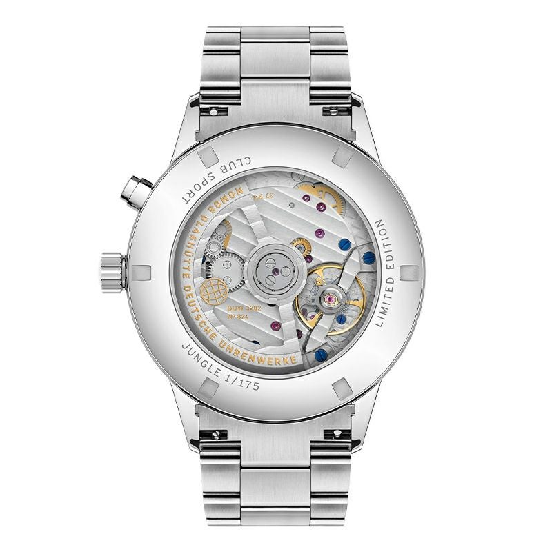 NOMOS GLASHUETTE Club Sport neomatik Worldtimer Jungle ノモス