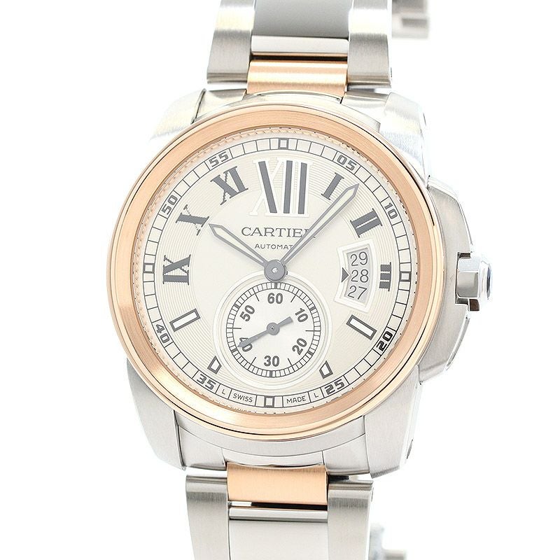 【中古】CARTIER CALIBRE DE CARTIER LARGE MODEL カルティエ カリブル ドゥ カルティエ LM W7100036
