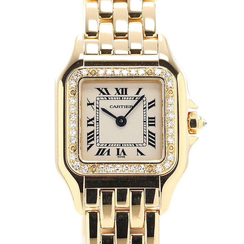 カルティエ  パンテールSM クラシック＆フィガロ WF3070B9 ク 中古】CARTIER PANTHERE CLASSIQUE ET FIGARO SMALL MODEL カルティエ