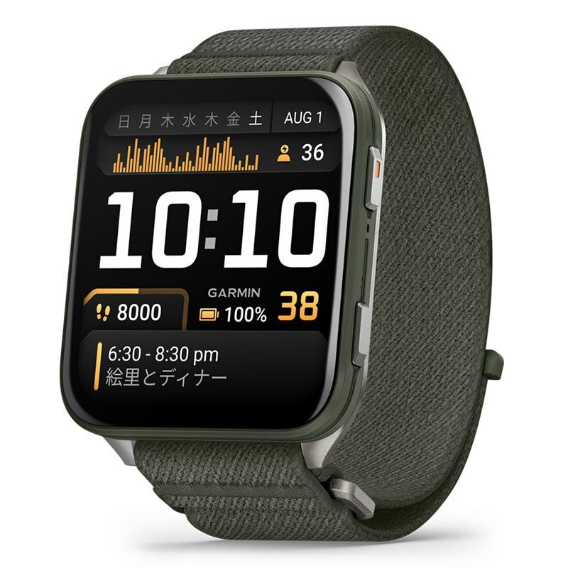 GARMIN Venu X1 Moss ガーミン ベニュー X1 モス 010-02980-22｜正規 