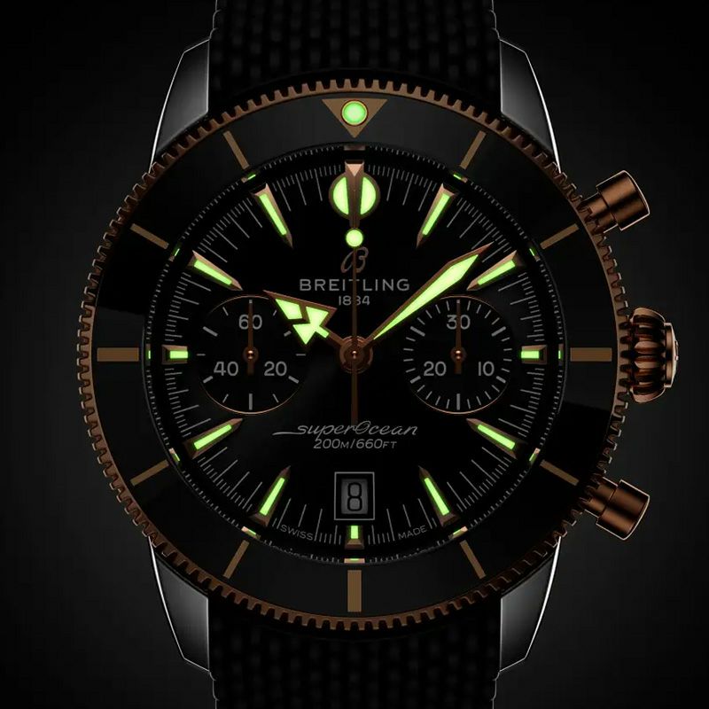BREITLING <br>SUPEROCEAN HERITAGE B01 CHRONOGRAPH 42 <br>ブライトリング <br>スーパーオーシャンヘリテージ B01 クロノグラフ 42 <br>UB0156H11B1S1