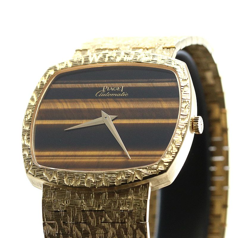【中古】PIAGET LEGENDE COUSSIN TIGER-EYE DIAL ピアジェ レジェンドクッション タイガーアイ ダイヤル 12731 A68 (GGP98081)