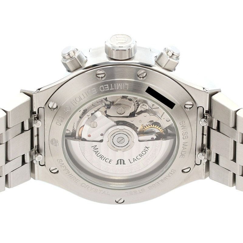 【中古】MAURICE LACROIX AIKON AUTOMATIC CHRONOGRAPH LIMITED EDITION モーリス・ラクロア アイコン オートマティック クロノグラフ 限定モデル AI6038-SS001-133-1