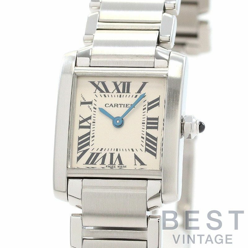 【中古】CARTIER TANK FRANCAISE SMALL MODEL カルティエ タンク フランセーズ SM W51008Q3