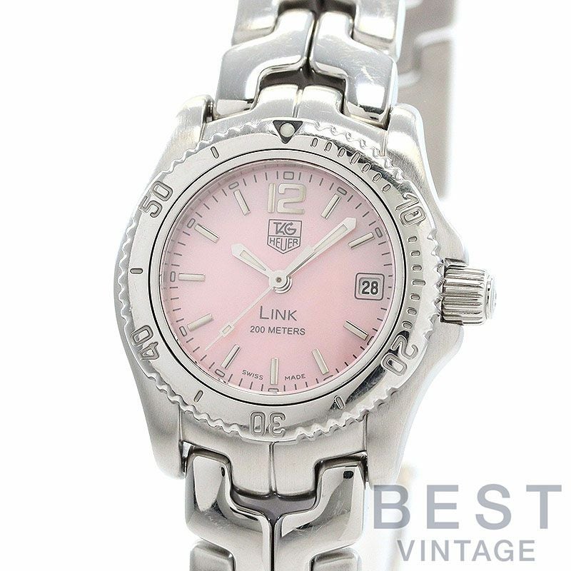【中古】TAG HEUER LINK PINK MOTHER OF PEARL DIAL タグ・ホイヤー リンク ピンクマザーオブパールダイヤル WT141M.BA0560