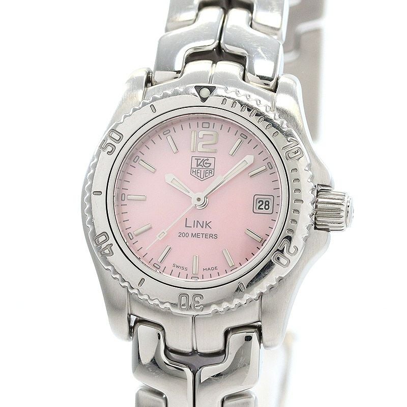 中古】TAG HEUER LINK PINK MOTHER OF PEARL DIAL タグ・ホイヤー