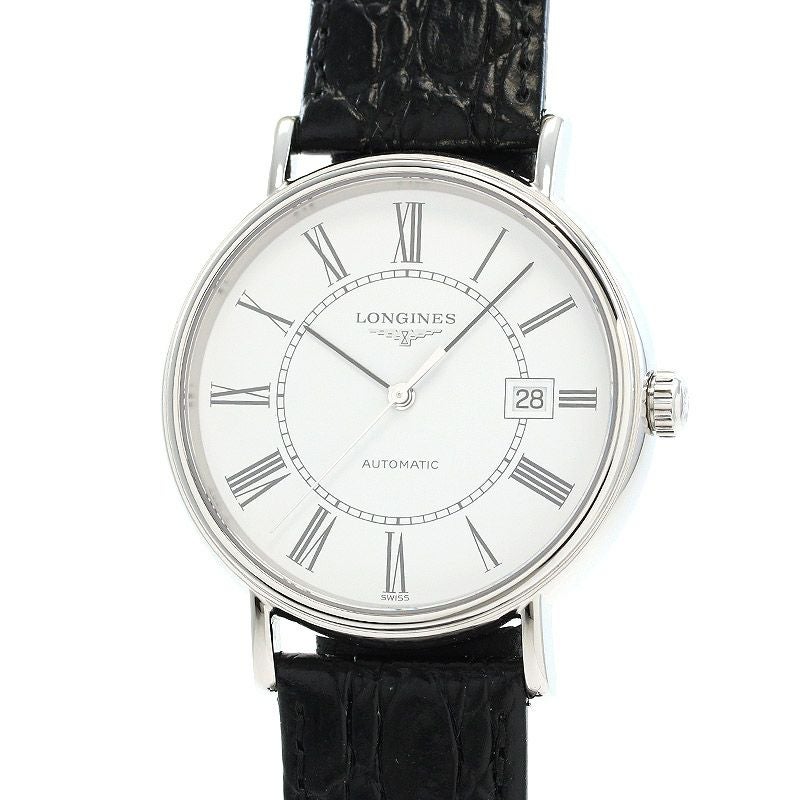 LONGINES ロンジン プレサンス 腕時計 デイト ローマン ロンジン プレザンス オートマティック L4.821.2.11.8 | 時計