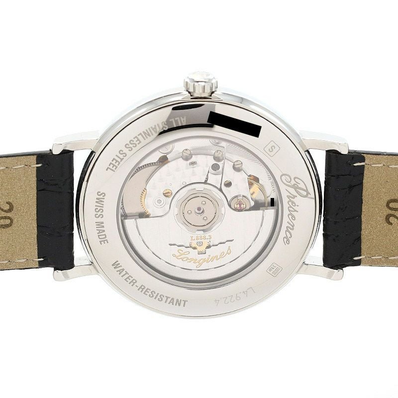 LONGINES ロンジン プレサンス 腕時計 デイト ローマン ロンジン プレザンス オートマティック L4.821.2.11.8 | 時計