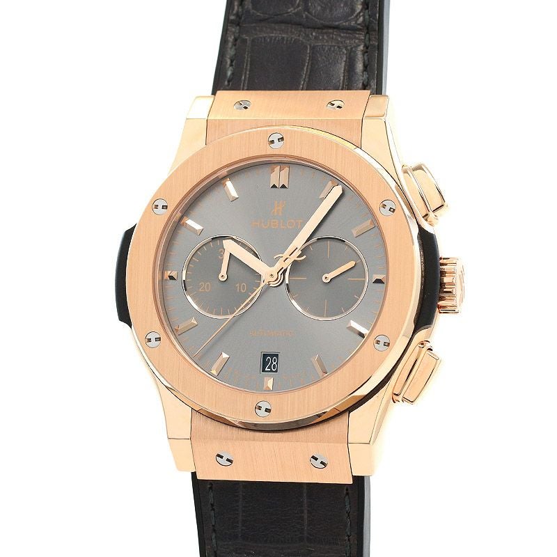 中古】HUBLOT CLASSIC FUSION CHRONOGRAPH KING GOLD RACING GREY