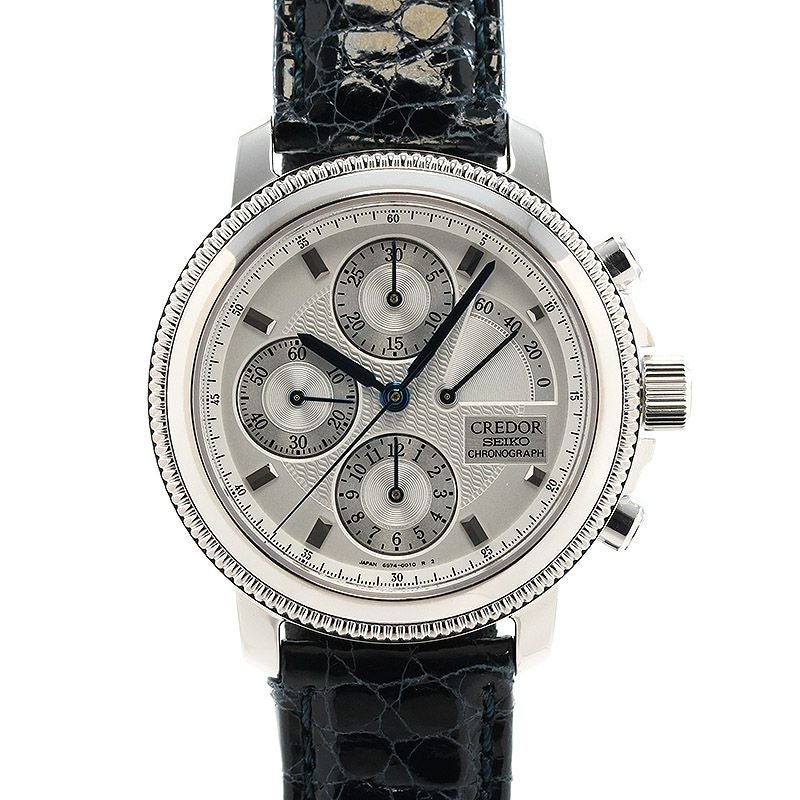 【中古】CREDOR CREDOR PACIFICIQUE CHRONOGRAPH セイコー クレドール パシフィーク クロノグラフ GZBH995 (6S74-0020)