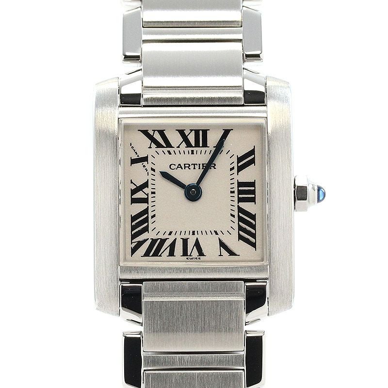 【中古】CARTIER <br>TANK FRANCAISE SMALL MODEL <br>カルティエ <br>タンク フランセーズ SM <br>W51008Q3