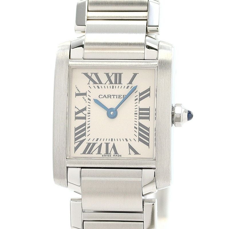 【中古】CARTIER <br>TANK FRANCAISE SMALL MODEL <br>カルティエ <br>タンク フランセーズ SM <br>W51008Q3