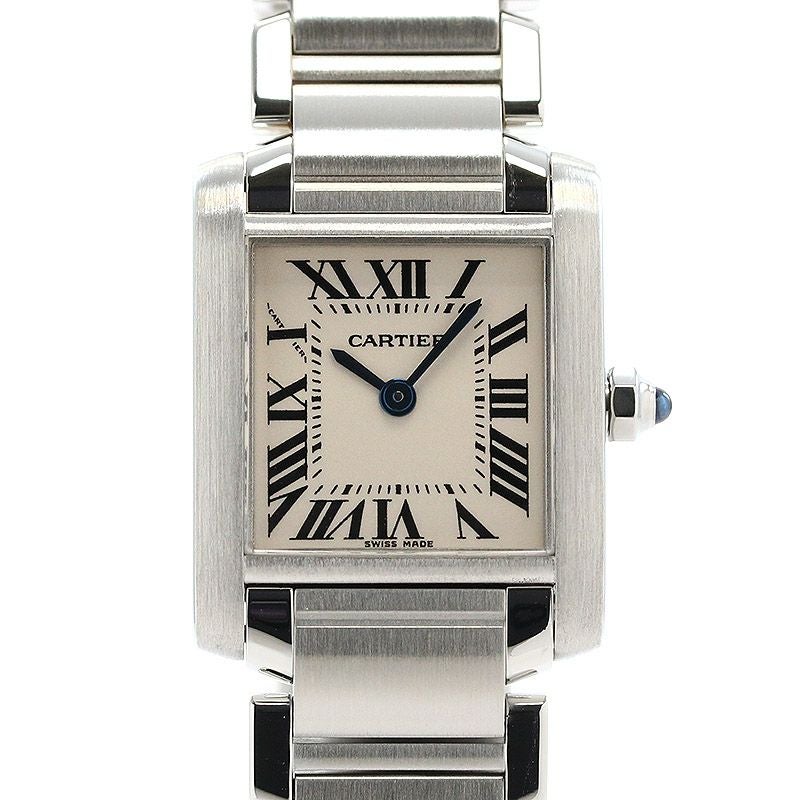 【中古】CARTIER <br>TANK FRANCAISE SMALL MODEL <br>カルティエ <br>タンク フランセーズ SM <br>W51008Q3