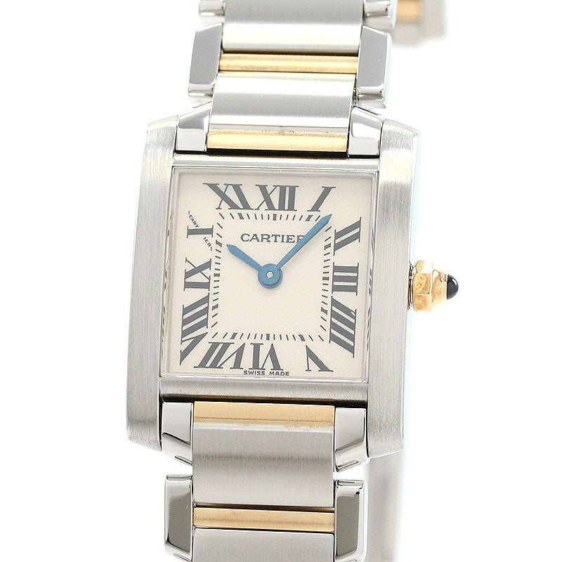 【中古】CARTIER <br>TANK FRANCAISE SMALL MODEL <br>カルティエ <br>タンク フランセーズ SM <br>W51007Q4