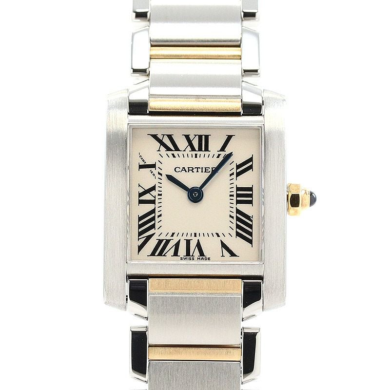 【中古】CARTIER <br>TANK FRANCAISE SMALL MODEL <br>カルティエ <br>タンク フランセーズ SM <br>W51007Q4