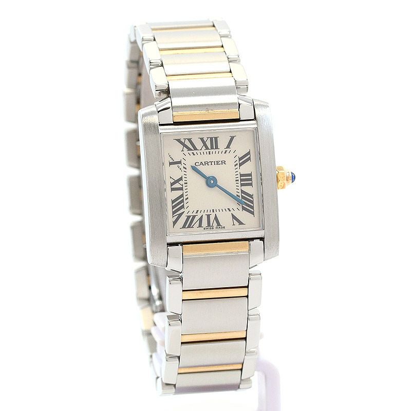 【中古】CARTIER <br>TANK FRANCAISE SMALL MODEL <br>カルティエ <br>タンク フランセーズ SM <br>W51007Q4