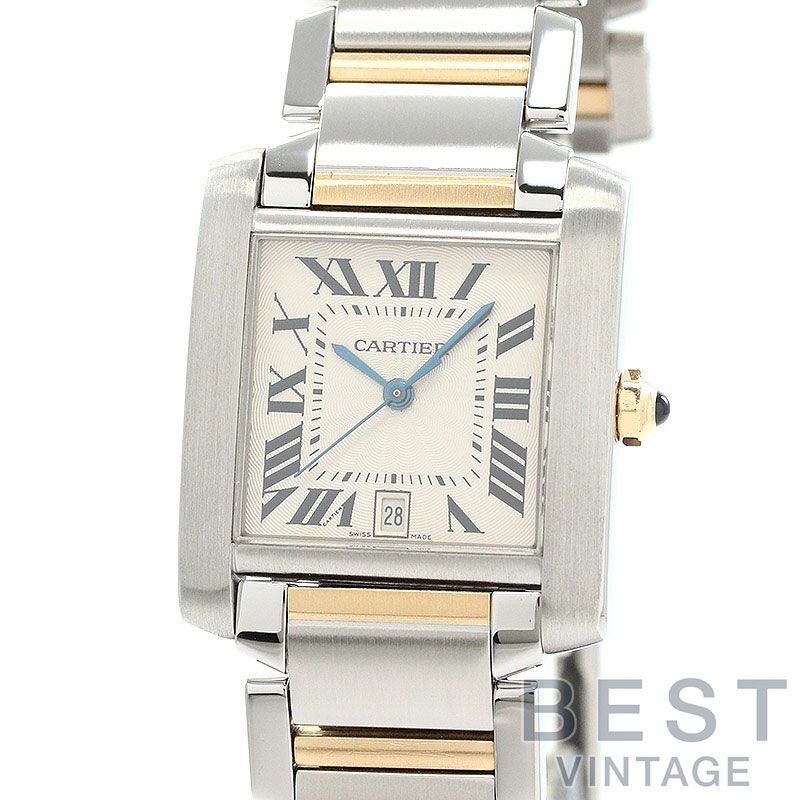 【中古】CARTIER <br>TANK FRANCAISE LARGE MODEL <br>カルティエ <br>タンク フランセーズ LM <br>W51005Q4
