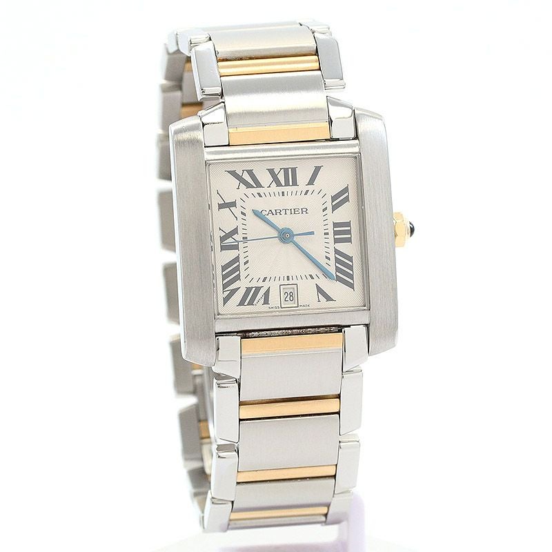 【中古】CARTIER <br>TANK FRANCAISE LARGE MODEL <br>カルティエ <br>タンク フランセーズ LM <br>W51005Q4