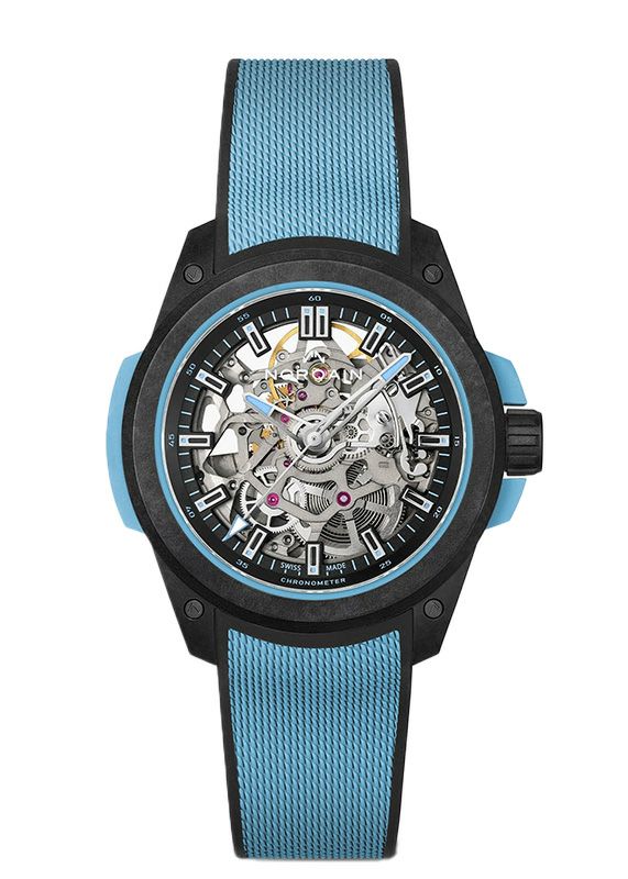 NORQAIN WILD ONE SKELETON 39MM SKY BLUE ノルケイン ワイルドワン