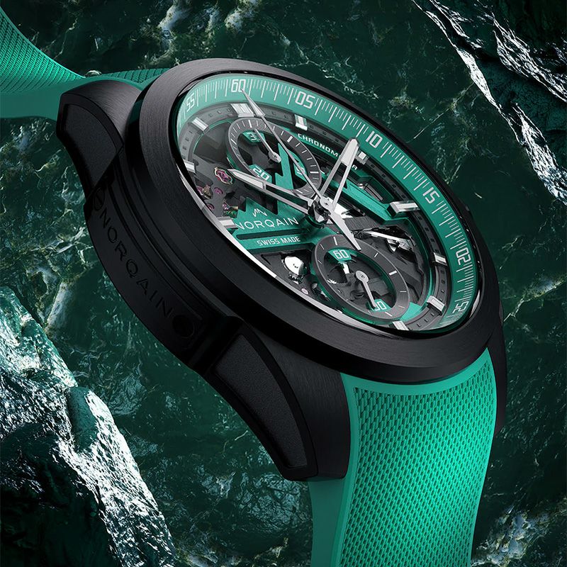 NORQAIN <br>INDEPENDENCE SKELETON CHRONO 42MM LIMITED EDITION <br>ノルケイン <br>インディペンデンス スケルトン クロノ 42mm リミテッドエディション <br>NNT3200BLC/JD326