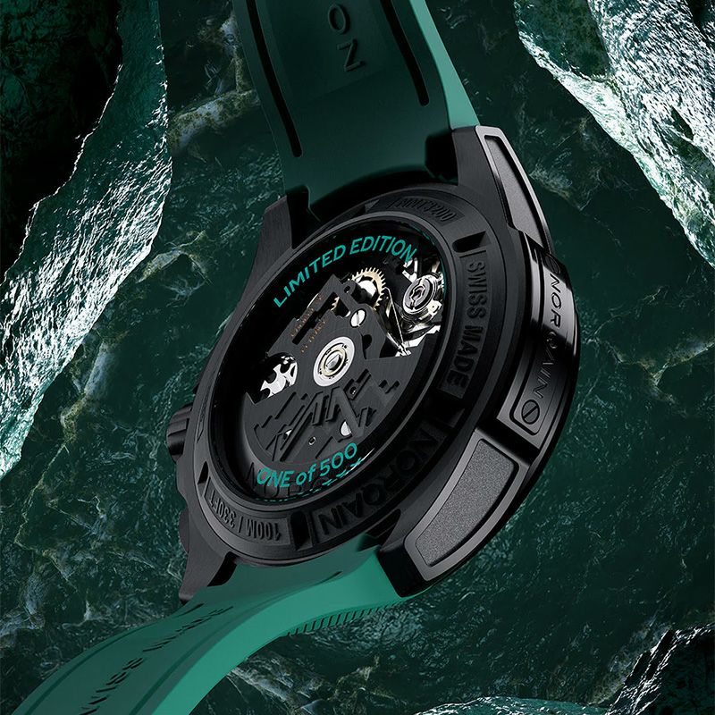 NORQAIN <br>INDEPENDENCE SKELETON CHRONO 42MM LIMITED EDITION <br>ノルケイン <br>インディペンデンス スケルトン クロノ 42mm リミテッドエディション <br>NNT3200BLC/JD326