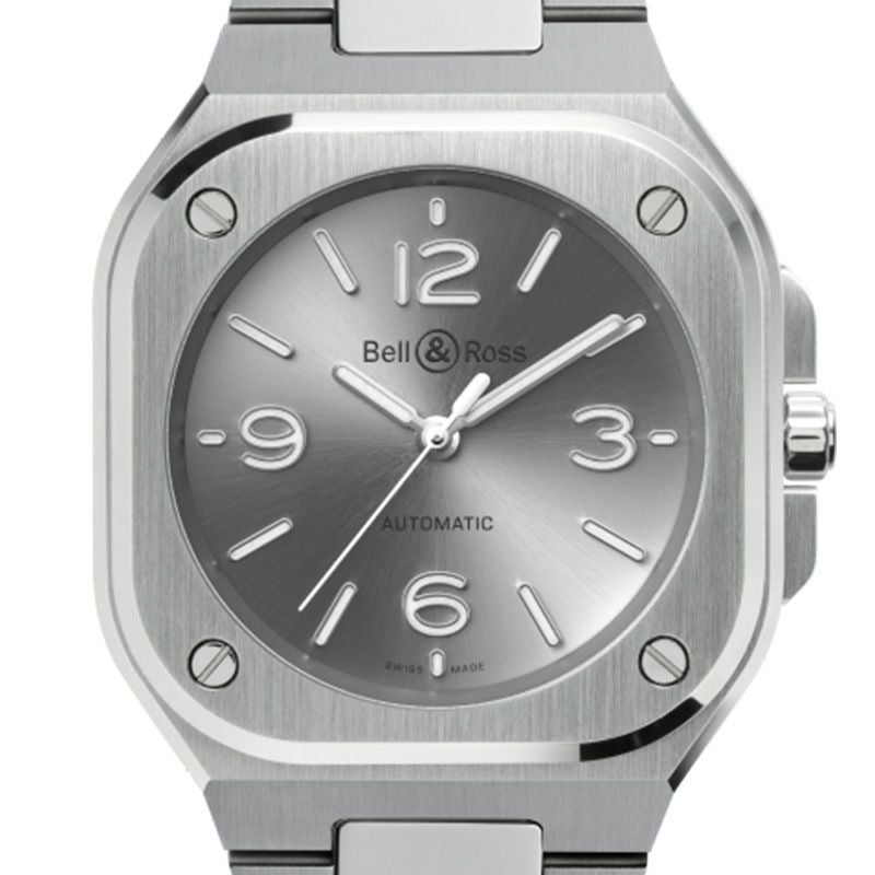Bell ＆ Ross <br>BR-05 36 MM GREY STEEL <br>ベル＆ロス <br>BR-05 36MM グレー スティール <br>BR05A-S-GR-ST/SST