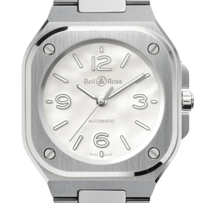 Bell ＆ Ross BR-05 36 MM MOTHER OF PEARL STEEL ベル＆ロス BR-05