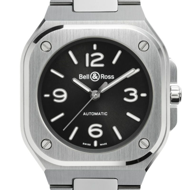 Bell ＆ Ross <br>BR-05 36 MM BLACK STEEL <br>ベル＆ロス <br>BR-05 36MM ブラック スティール <br>BR05A-S-BL-ST/SST