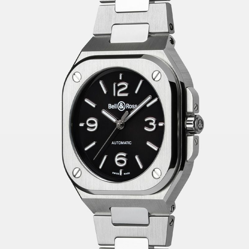 Bell ＆ Ross BR-05 36 MM BLACK STEEL ベル＆ロス BR-05 36MM