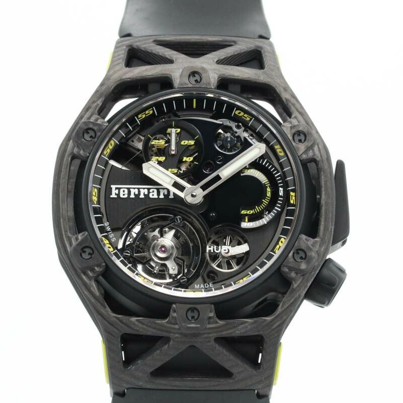 中古】HUBLOT TECHFRAME FERRARI TOURBILLON CHRONOGRAPH LIMITED TO