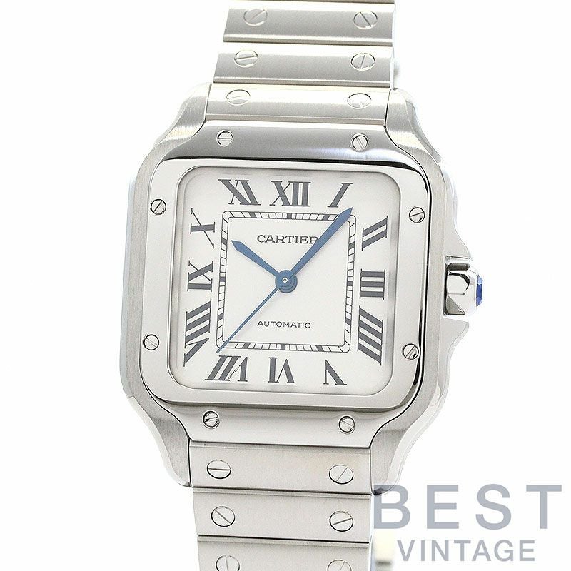 【中古】CARTIER <br>SANTOS DE CARTIER MEDIUM MODEL <br>カルティエ <br>サントス ドゥ カルティエ MM <br>WSSA0029