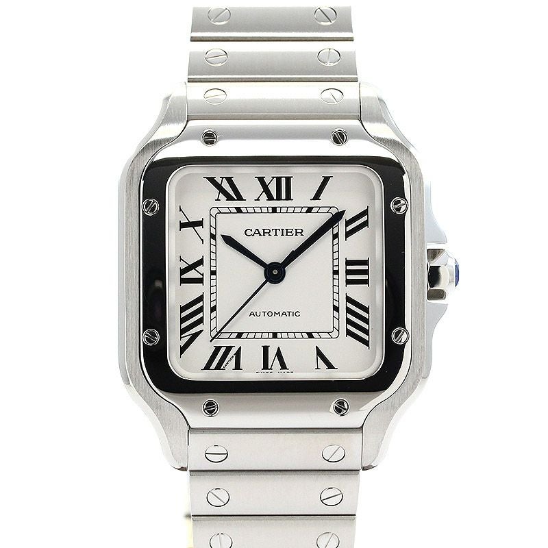 中古】CARTIER SANTOS DE CARTIER MEDIUM MODEL カルティエ サントス
