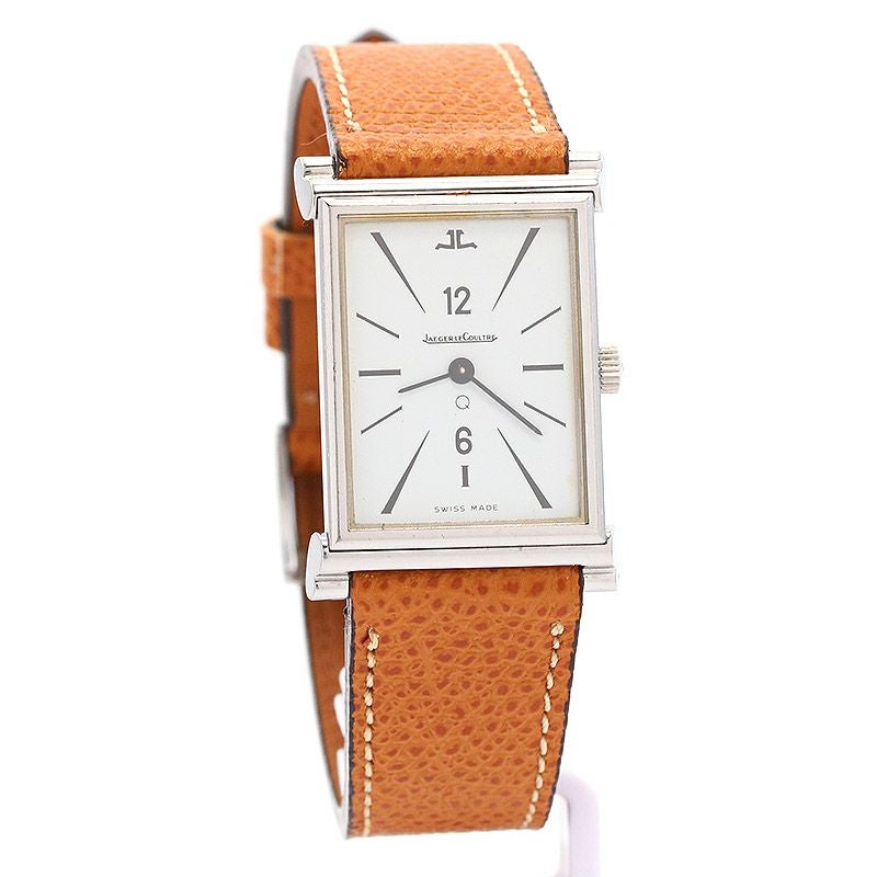 【値下げ中】アンティーク 美品 希少品‼️スイス製 ジャガールクルト　置き時計 中古】JAEGER-LECOULTRE VINTAGE RECTANGULAR SHAPE WATCH ジャガー