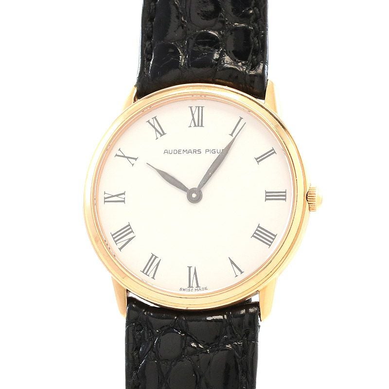 中古】AUDEMARS PIGUET VINTAGE QUARTZ ROUND SHAPE WATCH EXTRA FLAT