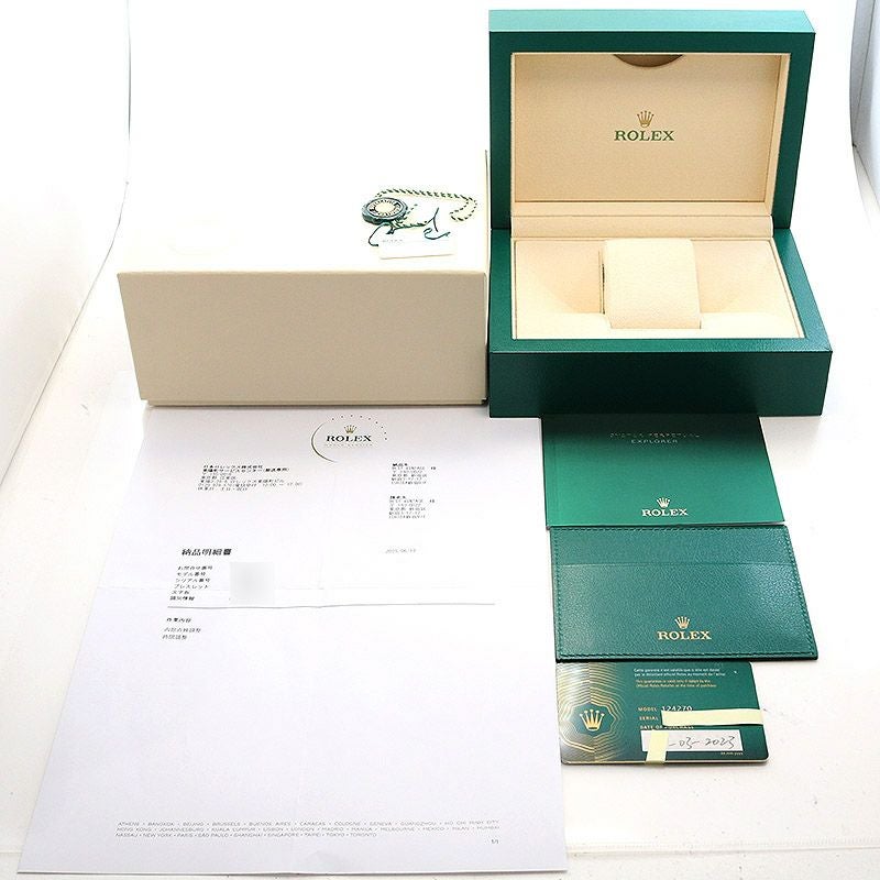 【中古】ROLEX <br>EXPLORER I 36 <br>ロレックス <br>エクスプローラー I 36 <br>M124270-0001