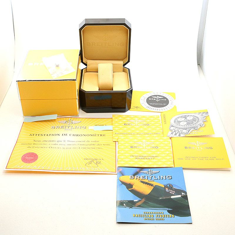 【中古】BREITLING <br>NAVITIMER FIGHTERS <br>ブライトリング <br>ナビタイマー ファイターズ <br>A1333010/B520/740A (A153BFTNP)