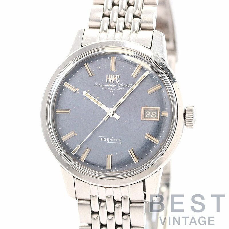 【中古】IWC <br>INGENIEUR AUTOMATIC CALENDAR JUMBO / BIG INGENIEUR <br>アイ・ダブリュー・シー <br>インヂュニア オートマティック カレンダー ジャンボ / ビッグ インジュニア <br>866 AD