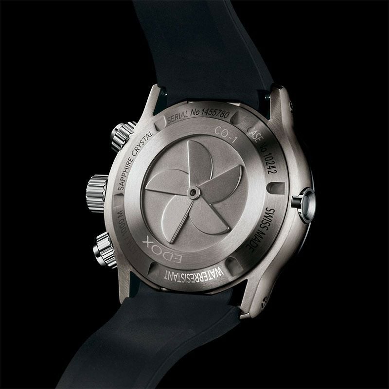 EDOX <br>CHRONOFFSHORE-1 CHRONOGRAPH JAPAN LIMITED EDITION <br>エドックス <br>クロノオフショア1 クロノグラフ ジャパン リミテッド エディション <br>10242-TIN-VINGM