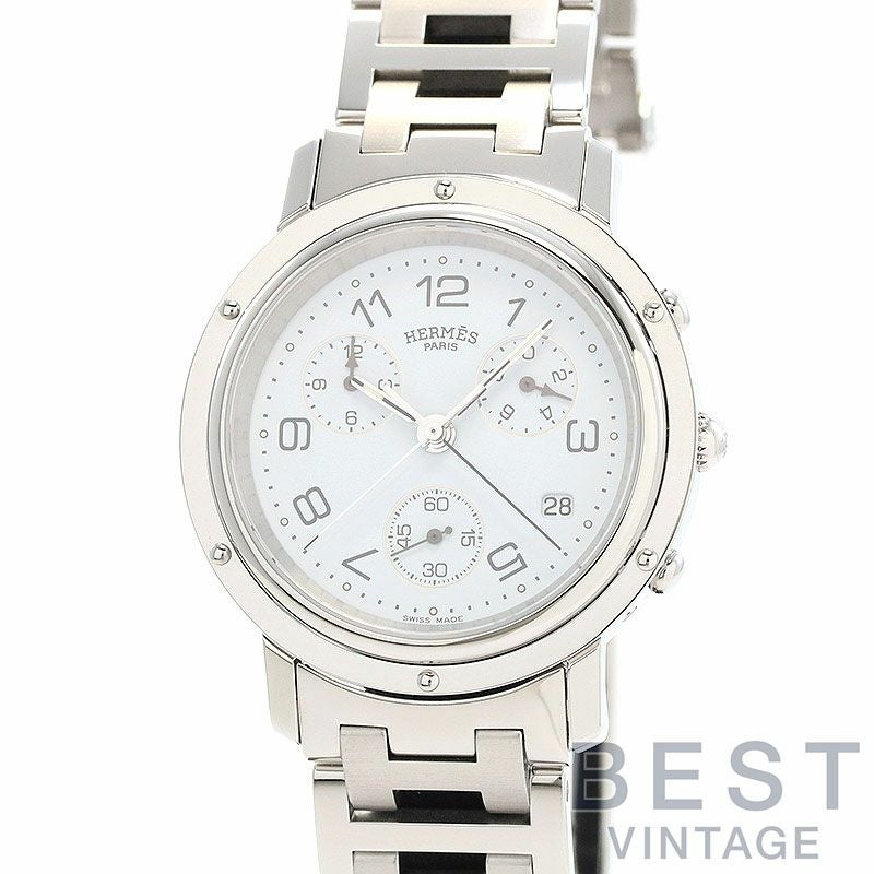 【中古】HERMES <br>CLIPPER CHRONOGRAPH <br>エルメス <br>クリッパー クロノグラフ <br>CL4.710