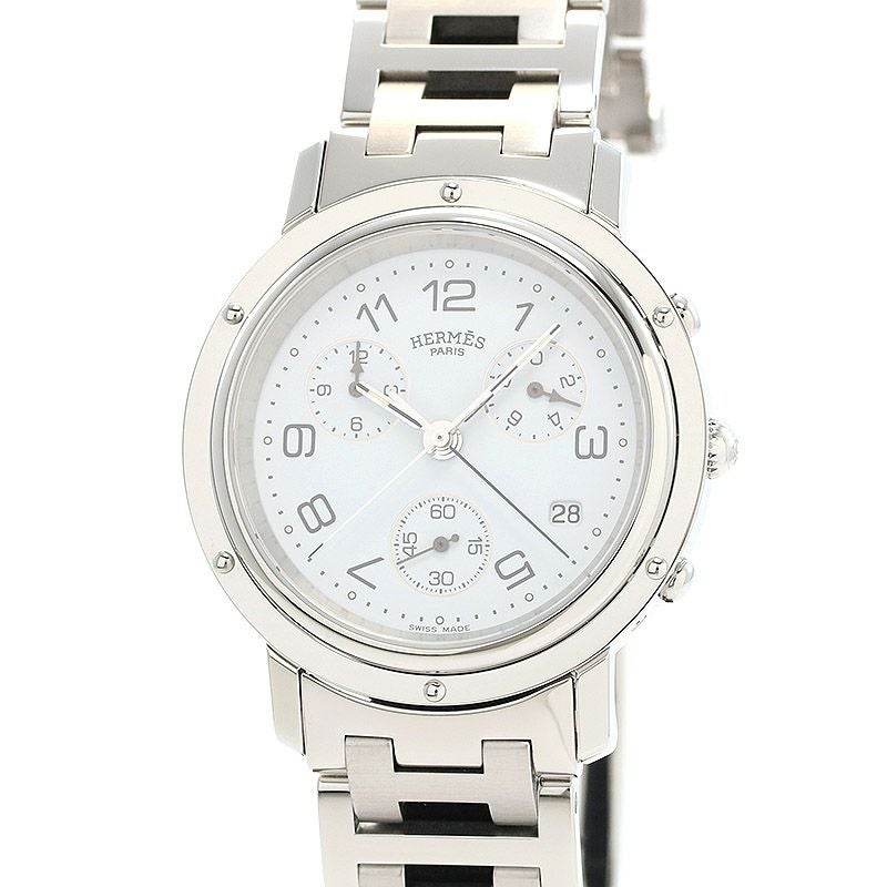 【中古】HERMES <br>CLIPPER CHRONOGRAPH <br>エルメス <br>クリッパー クロノグラフ <br>CL4.710