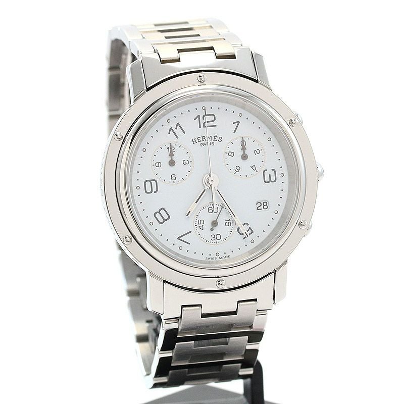 【中古】HERMES <br>CLIPPER CHRONOGRAPH <br>エルメス <br>クリッパー クロノグラフ <br>CL4.710