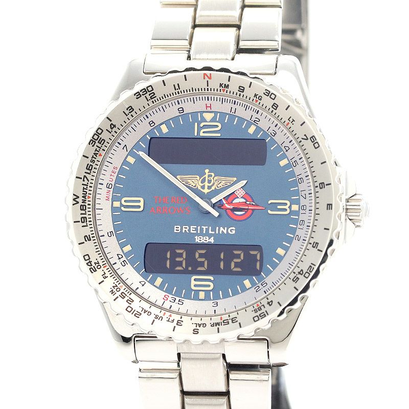 【中古】BREITLING <br>CHRONOSPACE THE RED ARROWS LIMITED EDITION <br>ブライトリング <br>クロノスペース ザ・レッドアローズ リミテッドエディション <br>A56012.1 (A561CRAPFA)