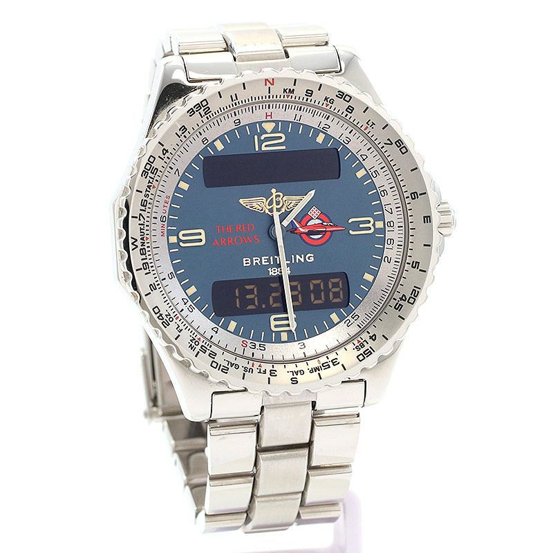 【中古】BREITLING <br>CHRONOSPACE THE RED ARROWS LIMITED EDITION <br>ブライトリング <br>クロノスペース ザ・レッドアローズ リミテッドエディション <br>A56012.1 (A561CRAPFA)