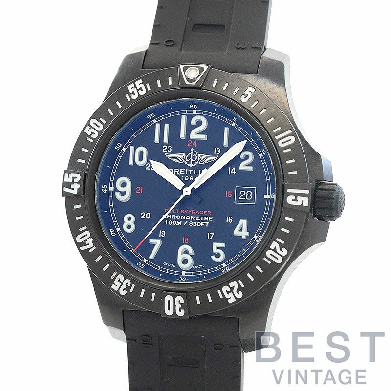 【中古】BREITLING COLT SKYRACER ブライトリング コルト スカイレーサー X74320E4/BR87/293S (X720B87YPX)