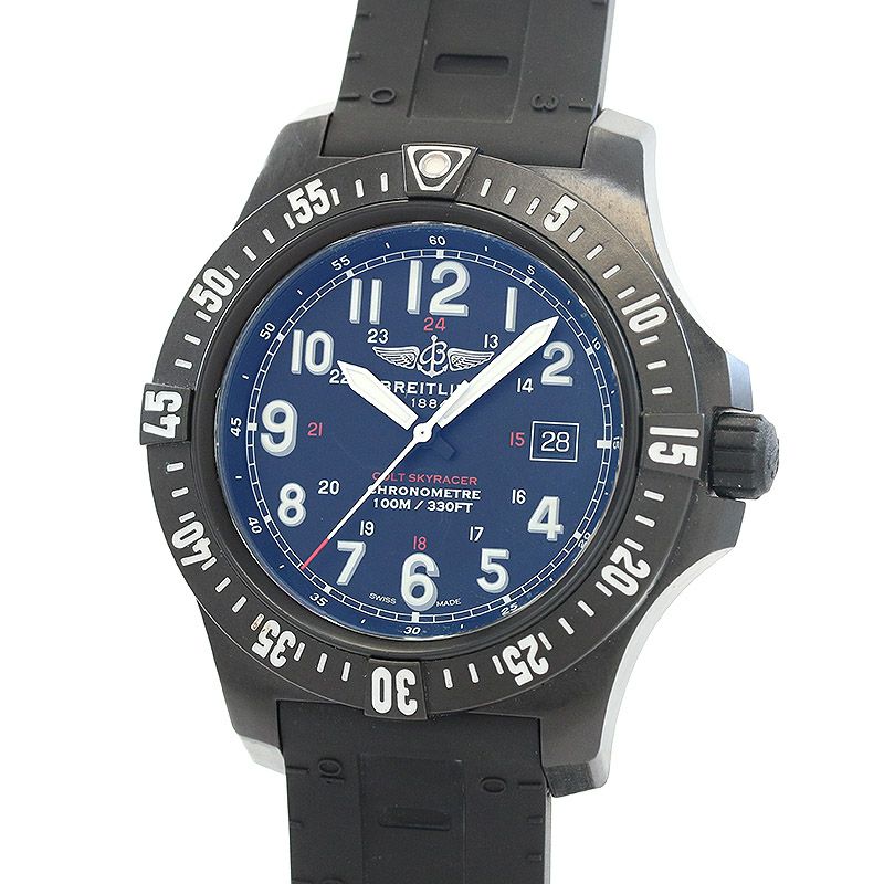 【中古】BREITLING COLT SKYRACER ブライトリング コルト スカイレーサー X74320E4/BR87/293S (X720B87YPX)