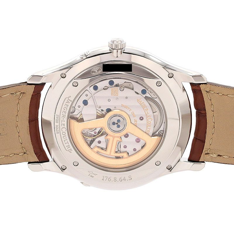 【中古】JAEGER-LECOULTRE <br>MASTER ULTRA THIN MOON 39 <br>ジャガー・ルクルト <br>マスター･ウルトラスリム・ムーン 39 <br>Q1368420 (176.8.64.S)