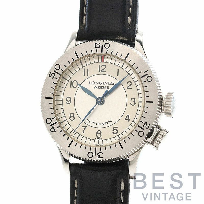 【中古】LONGINES <br>WEEMS PILOT WATCH REPLICA LIMITED EDITION <br>ロンジン <br>ウィームス パイロットウォッチ レプリカ 限定モデル <br>L2.606.4