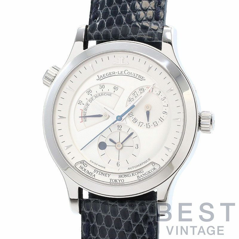 【中古】JAEGER-LECOULTRE <br>MASTER GEOGRAPHIC <br>ジャガー・ルクルト <br>マスター・ジオグラフィーク <br>Q1428420 (142.8.92)